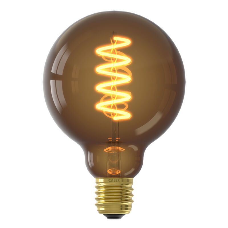 Calex bombilla LED filamento E27 regulable marrón, 4W, 1800K Calex bombilla LED filamento E27 regulable marrón, 4W, 1800K