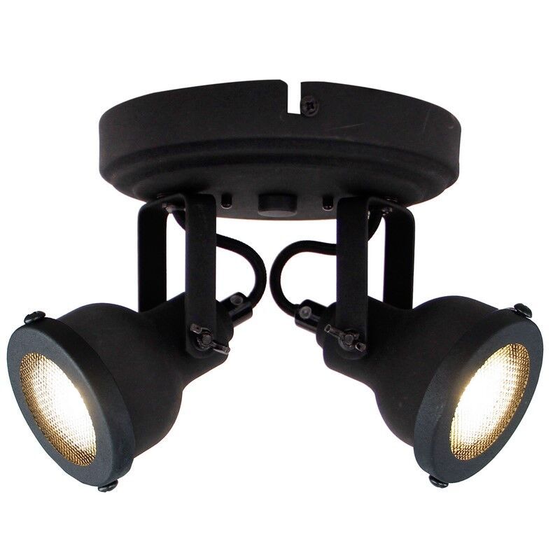 Foco de techo negro industrial, Chesney