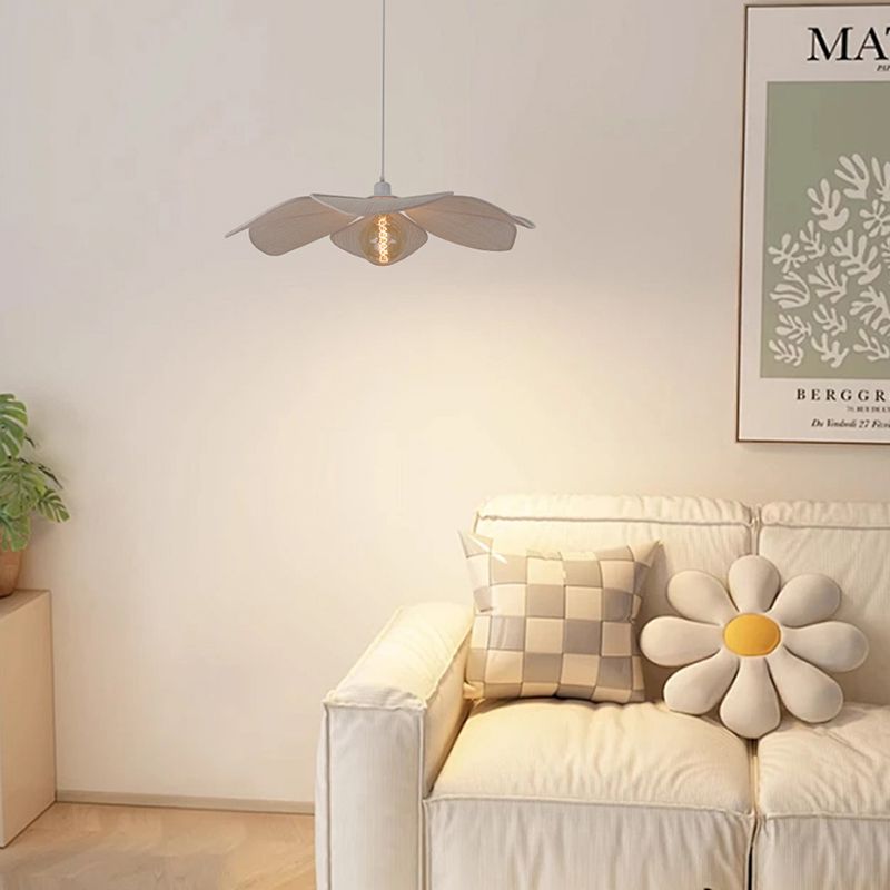 Lámpara colgante blanca industrial, Calvin