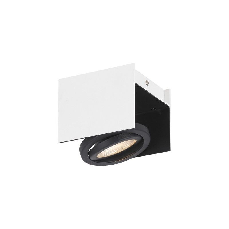 Lámpara de techo blanca de aluminio, Patrik, 5W, 3000K LED