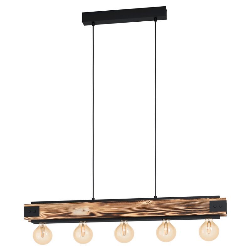 Lámpara colgante de madera marrón, Dragana Lámpara colgante de madera marrón, Dragana