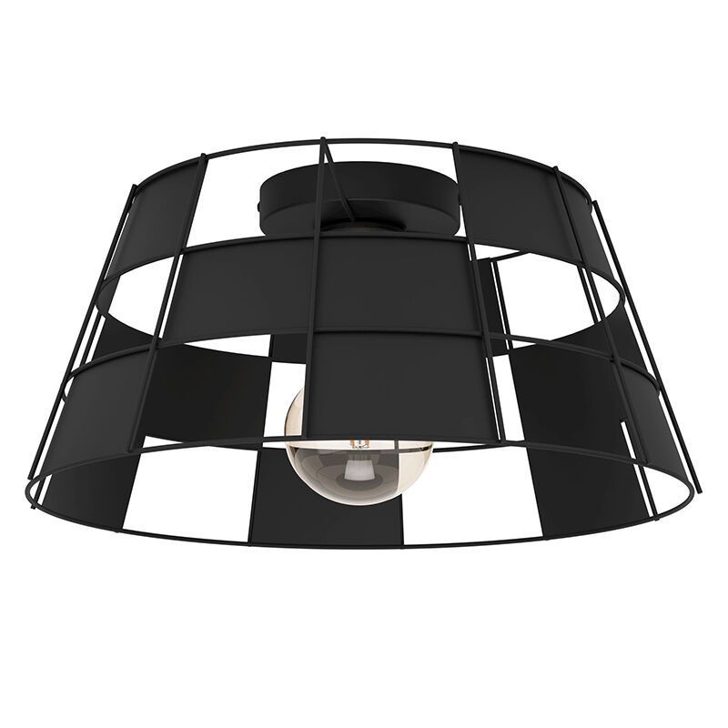 Lámpara de techo negra de aluminio, Nelly Lámpara de techo negra de aluminio, Nelly