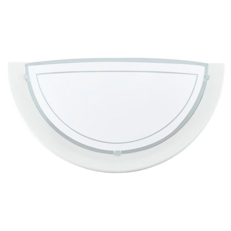 Aplique blanco de vidrio, Agena