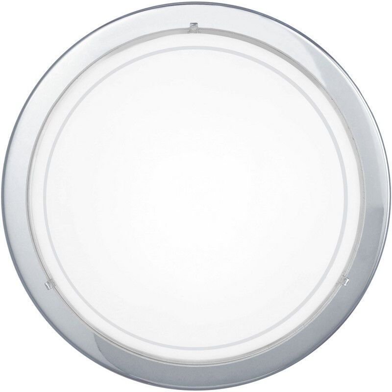 Plafón de techo cromado de vidrio, Agena Plafón de techo cromado de vidrio, Agena
