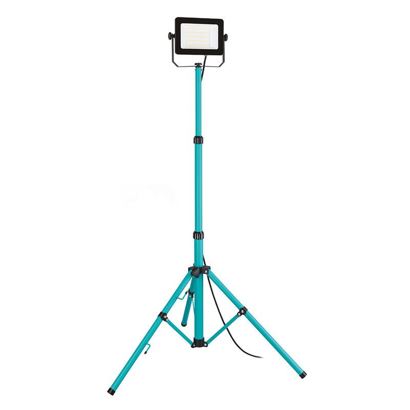 Luz de trabajo azul de aluminio, Angelos, 52W, 4000K LED, IP65, con interruptor Luz de trabajo azul de aluminio, Angelos, 52W, 4000K LED, IP65, con interruptor