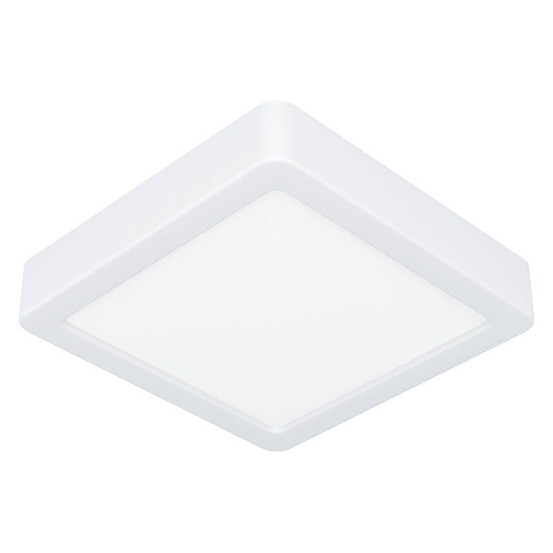 Lámpara de techo baño blanca de plástico, Geraldo, 11W, 3000K LED, IP44 Lámpara de techo baño blanca de plástico, Geraldo, 11W, 3000K LED, IP44