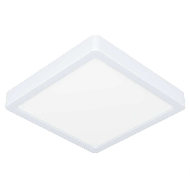 Lámpara de techo baño blanca de plástico, Geraldo, 17W, 3000K LED, IP44 Lámpara de techo baño blanca de plástico, Geraldo, 17W, 3000K LED, IP44