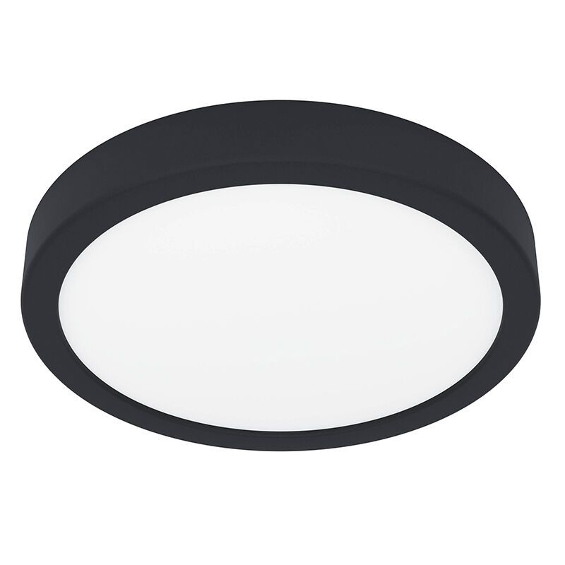 Lámpara de techo baño blanca de plástico, Geraldo, 17W, 3000K LED, IP44