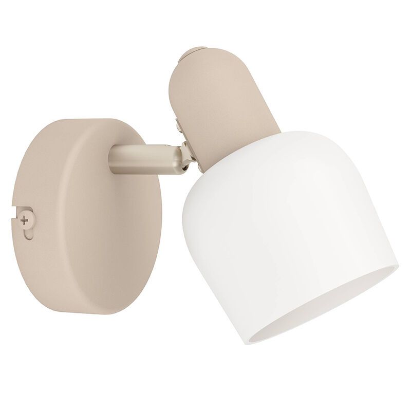 Foco de pared beige de acero, Connor Foco de pared beige de acero, Connor