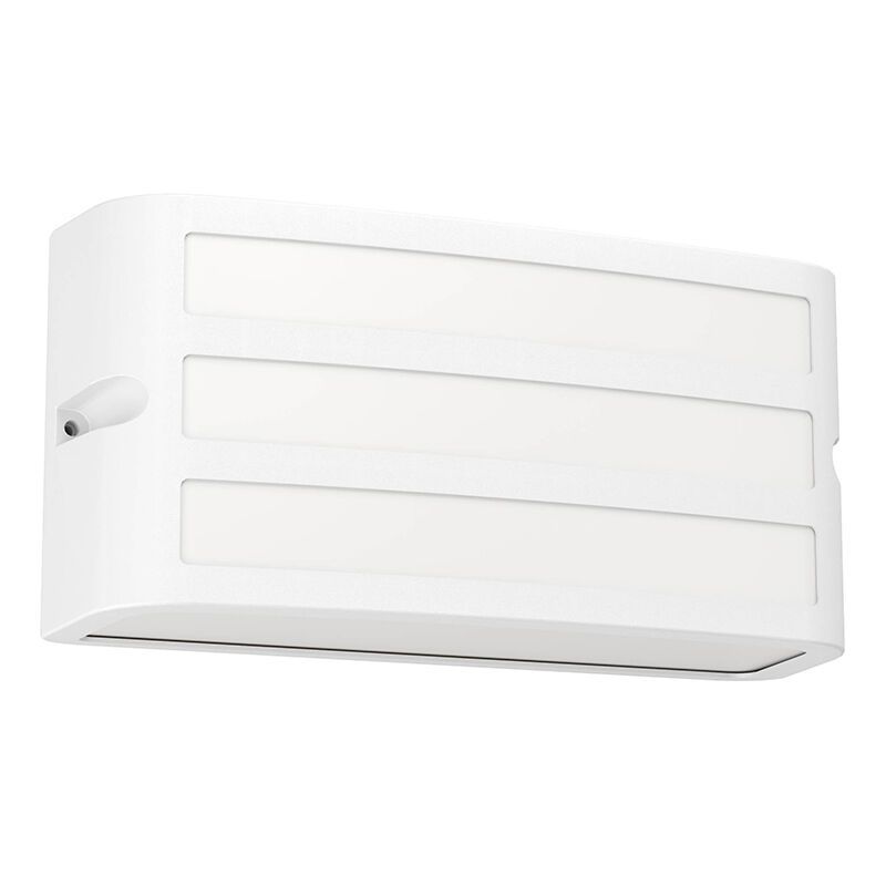 Lámpara exterior blanca de plástico, Cesar, IP54 Lámpara exterior blanca de plástico, Cesar, IP54