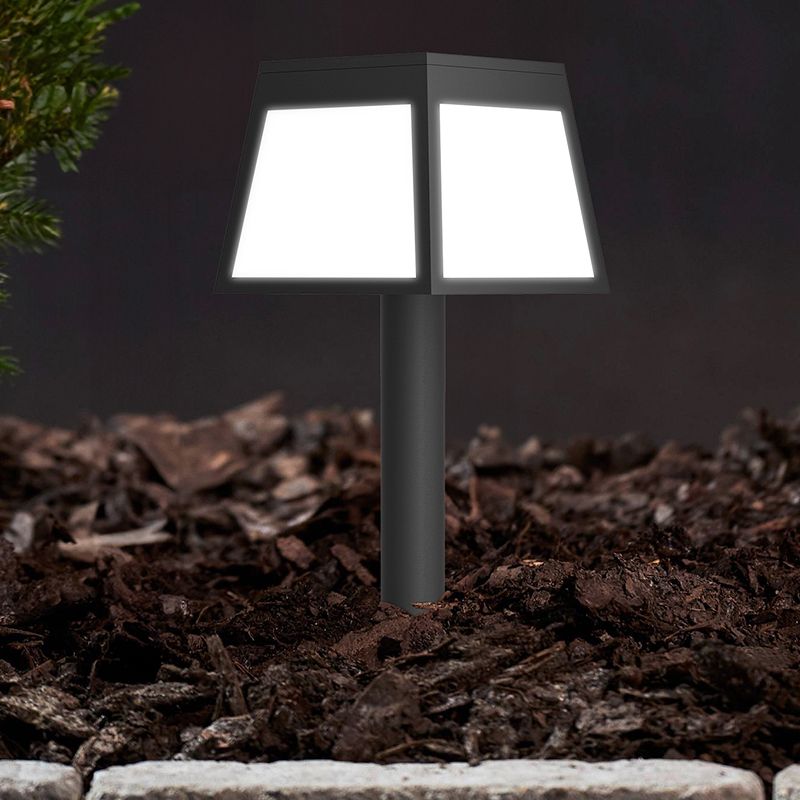 Estaca solar para jardín negra de plástico, Imelda, 7,5W, 3000K LED, IP65 Estaca solar para jardín negra de plástico, Imelda, 7,5W, 3000K LED, IP65