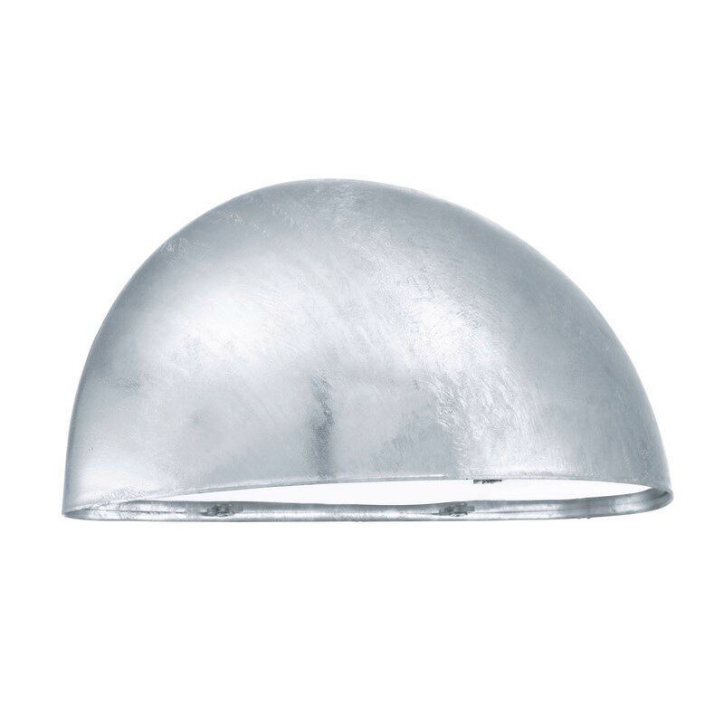 Lámpara exterior plateado de plástico, Hala, IP23