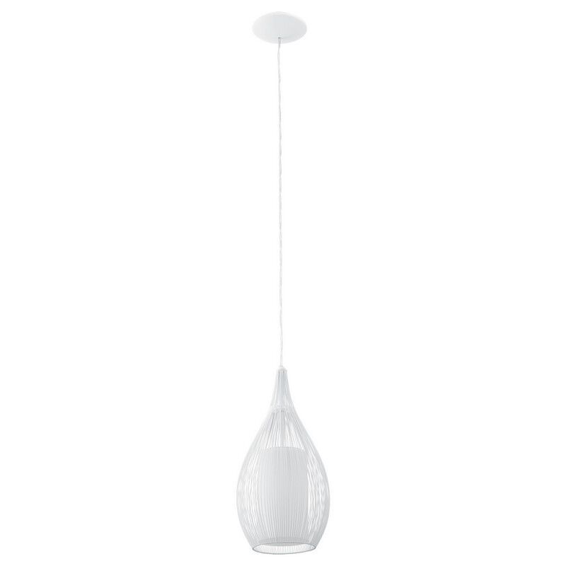 Lámpara colgante blanca de vidrio, Maritima Lámpara colgante blanca de vidrio, Maritima