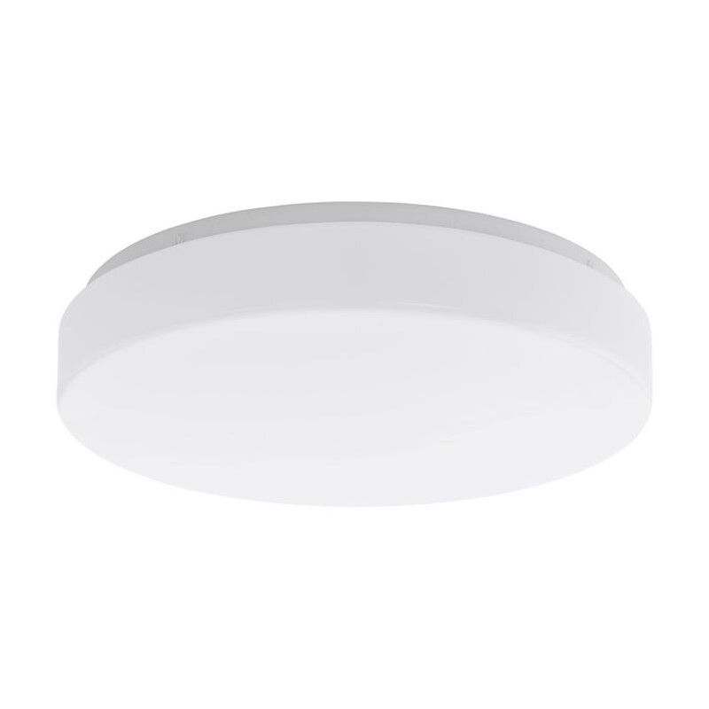 Plafón de techo blanco de plástico, Reda, 16W, ajustable entre luz blanco cálido y frío LED Plafón de techo blanco de plástico, Reda, 16W, ajustable entre luz blanco cálido y frío LED