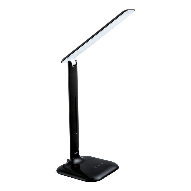 Flexo negro de plástico, Ayman, 3W, ajustable entre luz blanco cálido y frío LED, con regulador táctil Flexo negro de plástico, Ayman, 3W, ajustable entre luz blanco cálido y frío LED, con regulador táctil