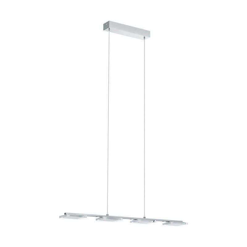 Lámpara colgante cromada de plástico, Pace, 5W, 3000K LED Lámpara colgante cromada de plástico, Pace, 5W, 3000K LED