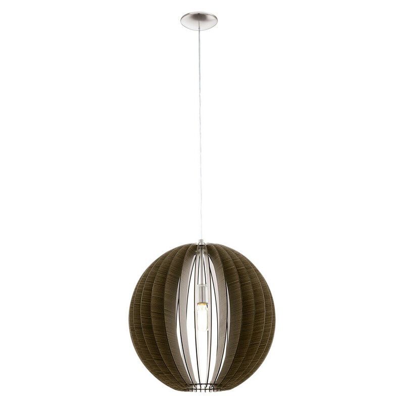 Lámpara colgante marrón de madera, Bergama Lámpara colgante marrón de madera, Bergama