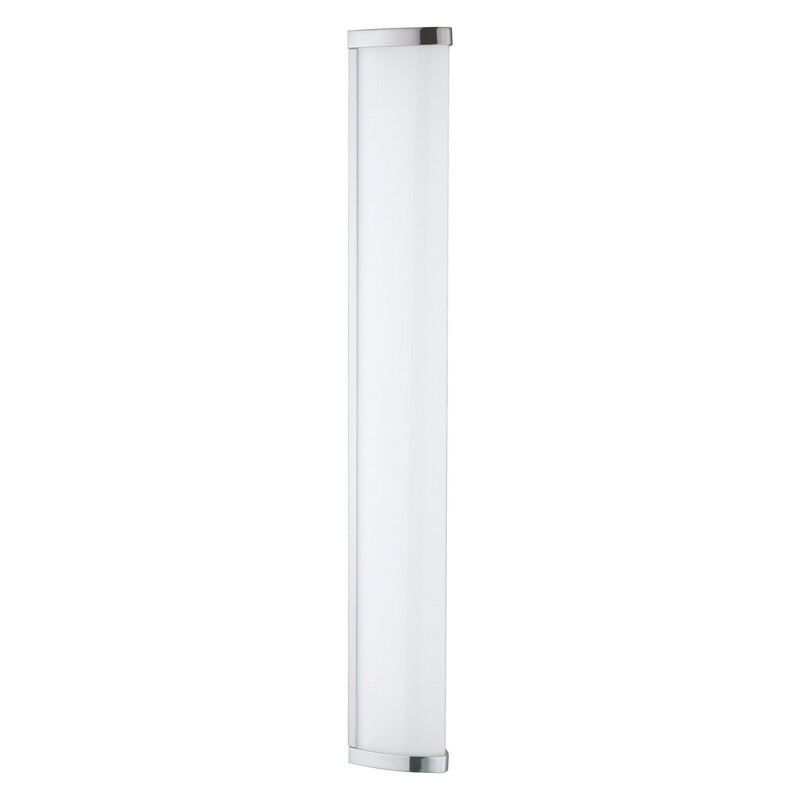 Espejo con luces cromado de plástico, Evine, 16W, 4000K LED, IP44