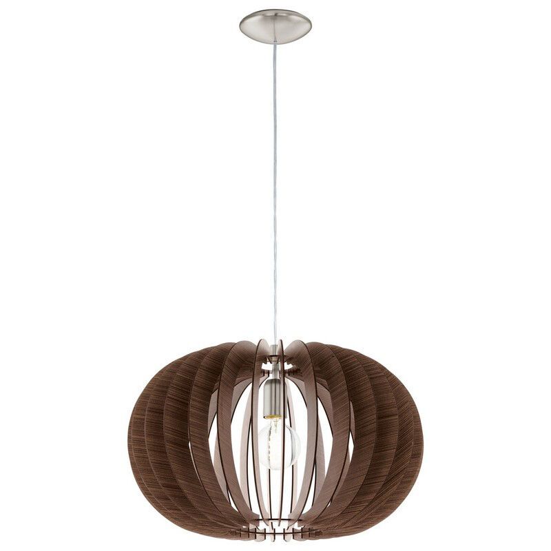 Lámpara colgante marrón de madera, Kiran Lámpara colgante marrón de madera, Kiran