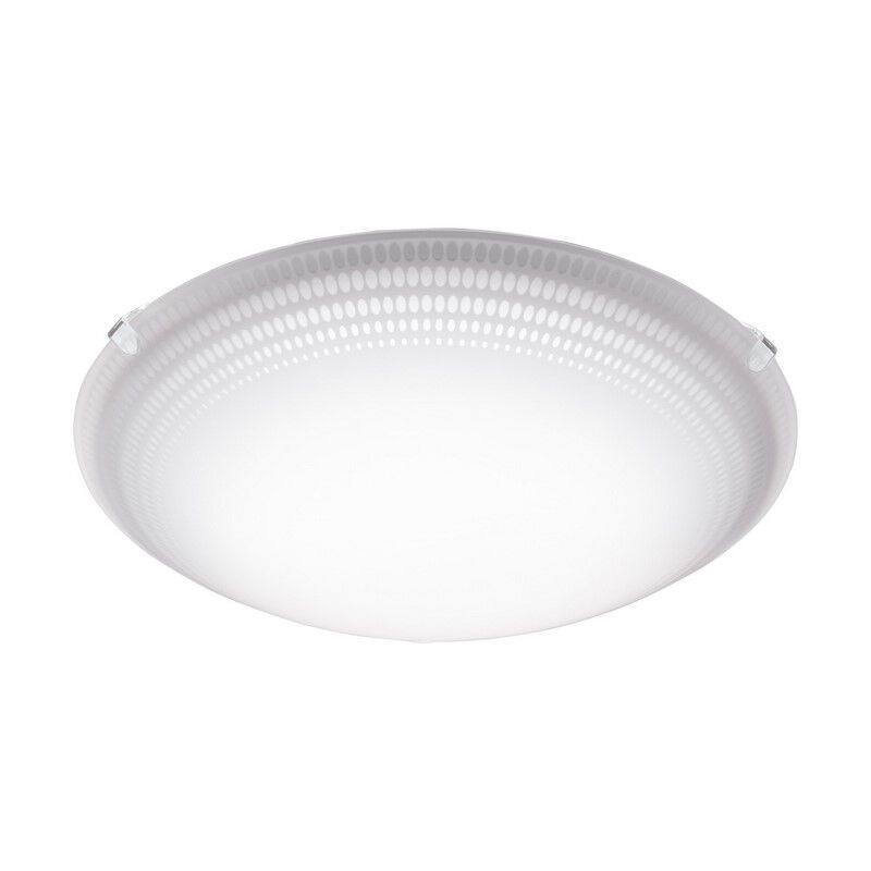Lámpara de techo blanca de vidrio, Armen, 11W, 3000K LED Lámpara de techo blanca de vidrio, Armen, 11W, 3000K LED