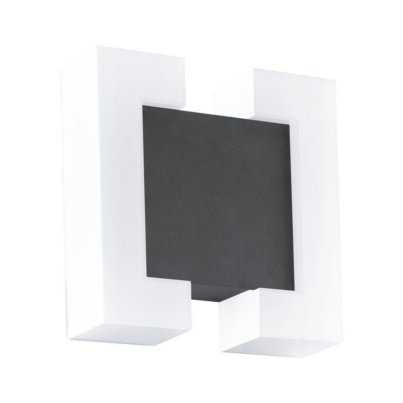 Lámpara exterior antracita de plástico, Bartel, IP44 Lámpara exterior antracita de plástico, Bartel, IP44