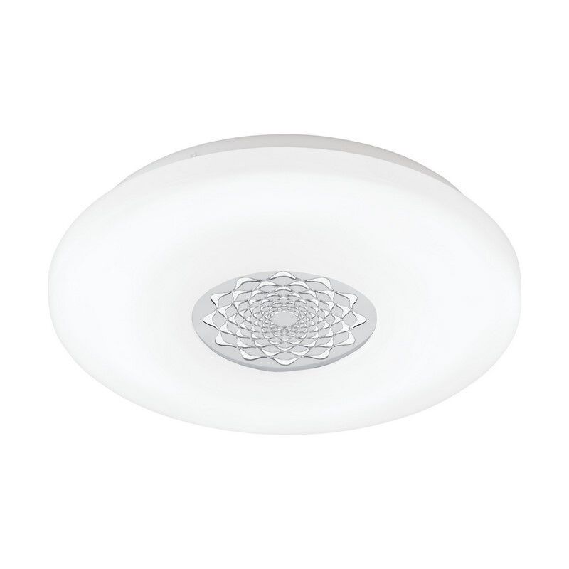 Lámpara de techo blanca de plástico, Carmela, 24W, 3000K LED Lámpara de techo blanca de plástico, Carmela, 24W, 3000K LED