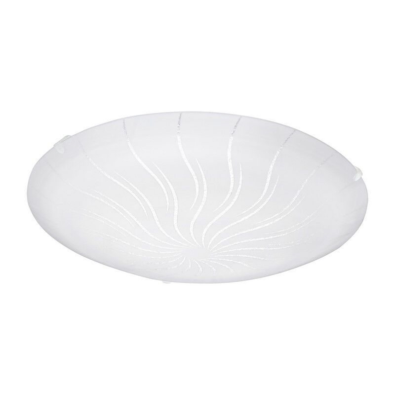 Lámpara de techo blanca de vidrio, Bennet, 11W, 3000K LED