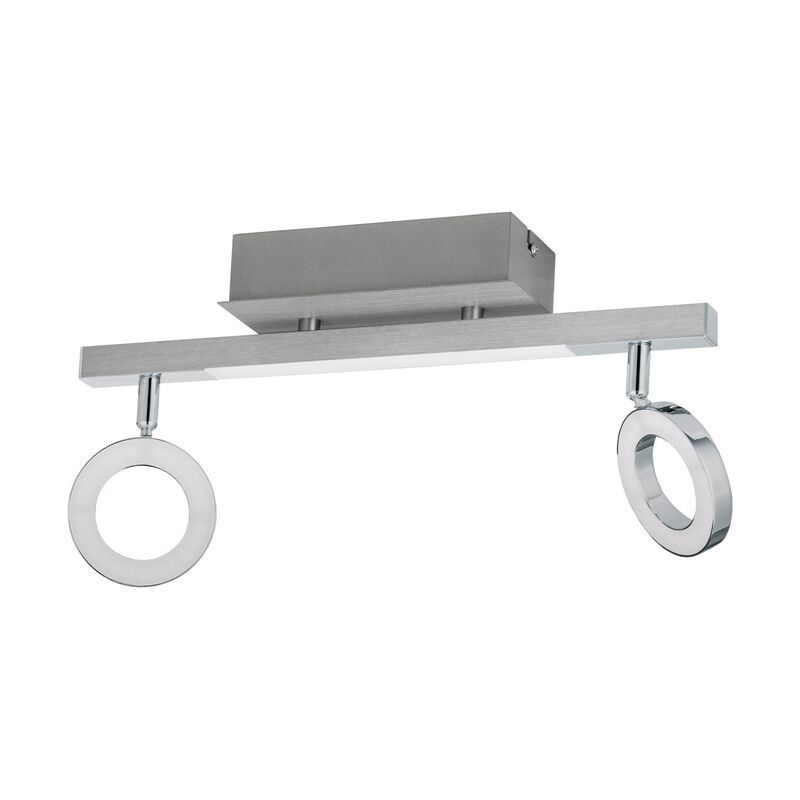 Foco de techo cromado de aluminio, Madelinde, 3W, 3000K LED