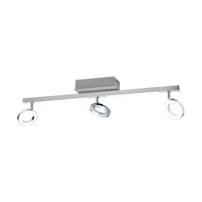 Foco de techo cromado de aluminio, Madelinde, 3W, 3000K LED