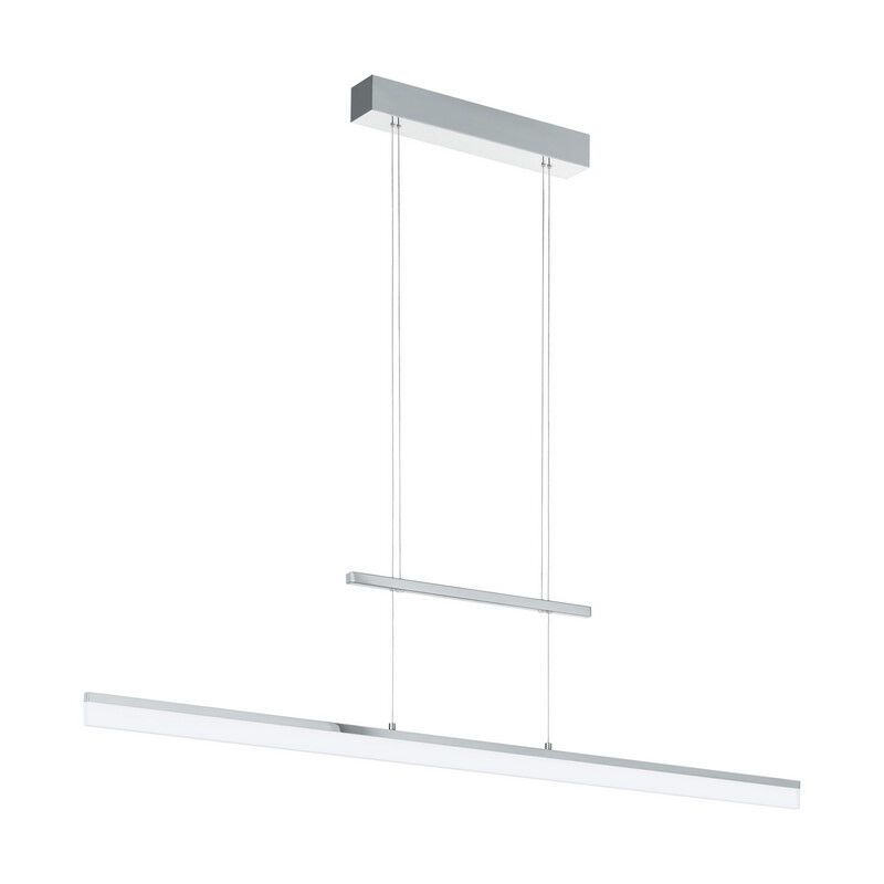 Lámpara colgante cromada de plástico, Cassandra, 13W, 3000K LED