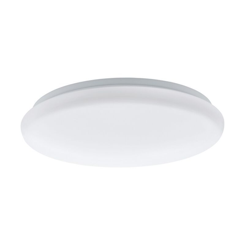Lámpara de techo con sensor blanca de acero, Patryk, 12W, 3000K LED Lámpara de techo con sensor blanca de acero, Patryk, 12W, 3000K LED