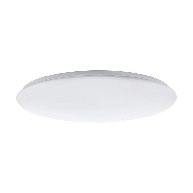 Plafón de techo blanco de acero, Patryk, 60W, color de luz ajustable LED