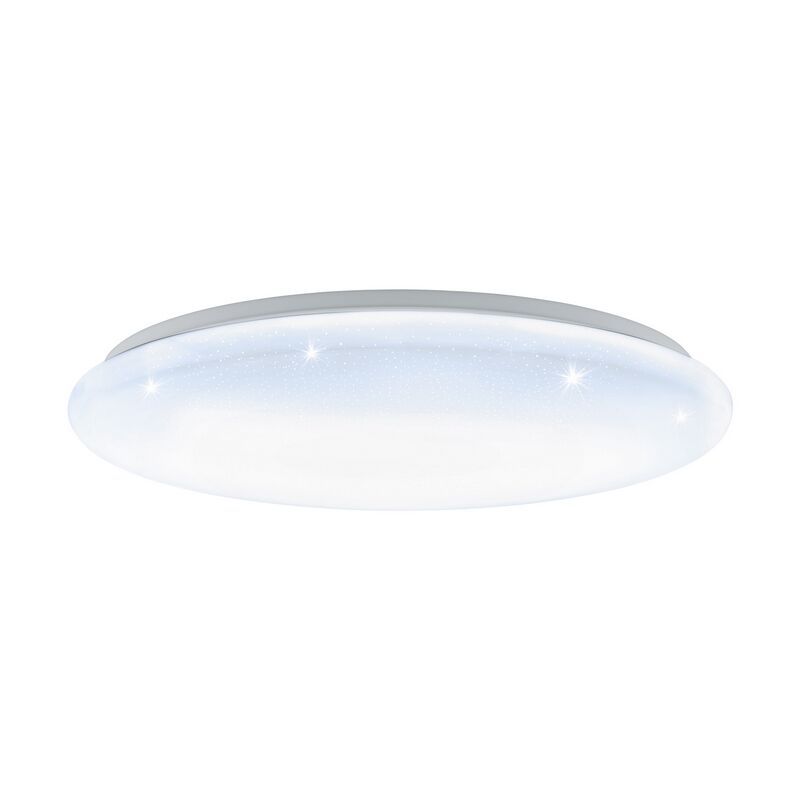 Plafón de techo blanco de acero, Patryk, 40W, white switch LED
