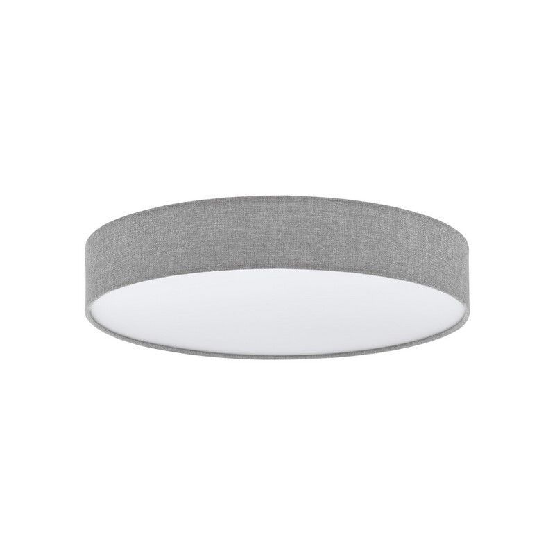 Lámpara de techo gris de plástico, Sila, 40W, ajustable entre luz blanco cálido y frío LED, con mando a distancia Lámpara de techo gris de plástico, Sila, 40W, ajustable entre luz blanco cálido y frío LED, con mando a distancia