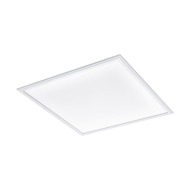 Plafón de techo blanco de aluminio, Cathy, 30W, color de luz ajustable LED