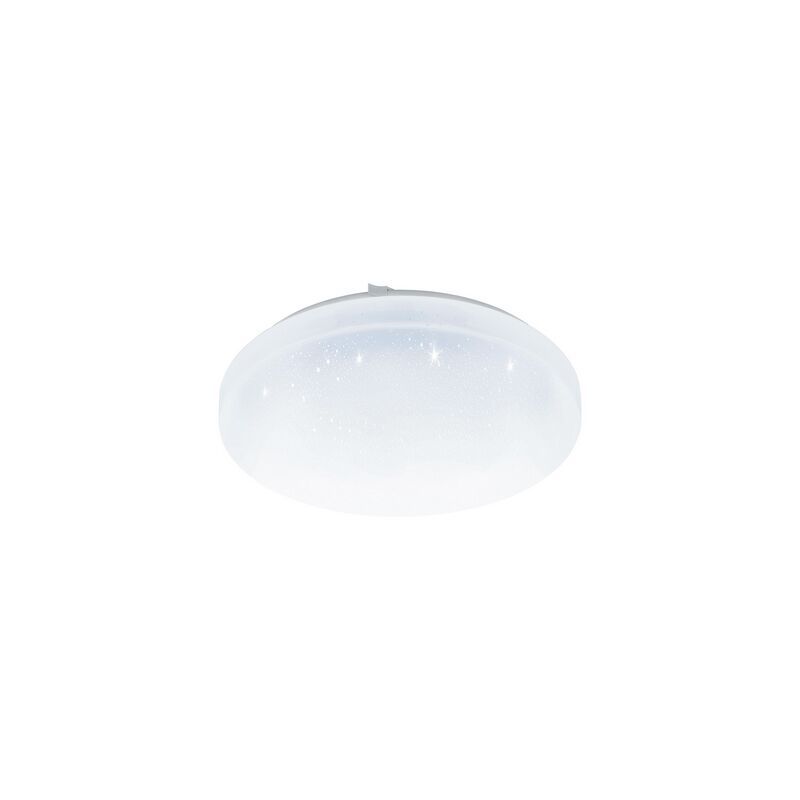 Plafón de techo blanco de acero, Eloise, 12W, color de luz ajustable LED, IP44