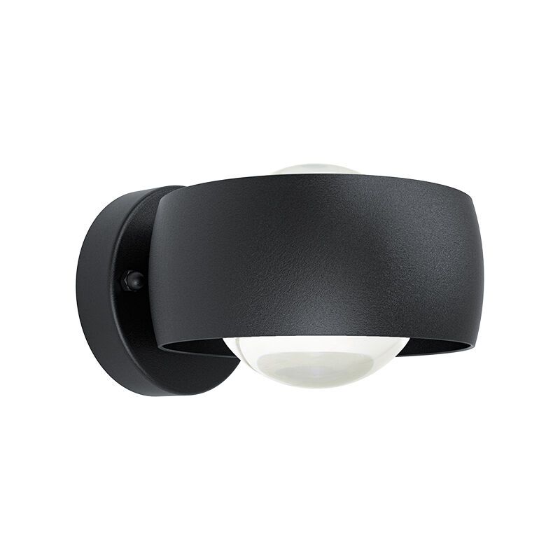 Lámpara exterior negra de aluminio, Lyn, 2W, 3000K LED, IP44