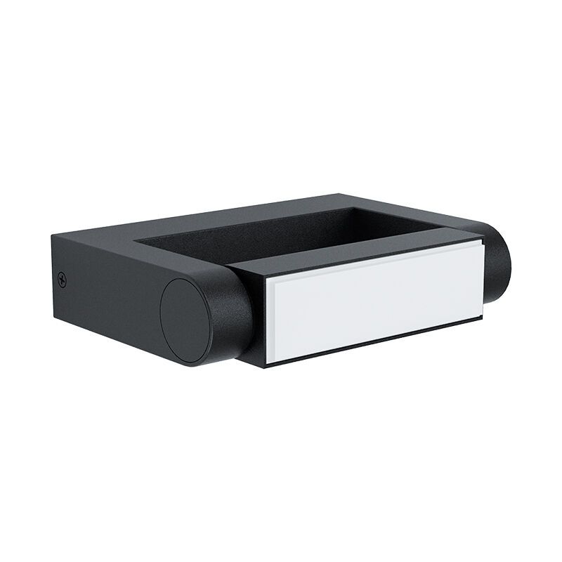 Lámpara exterior negro de aluminio, Kawa, 4,8W, 3000K LED, IP44