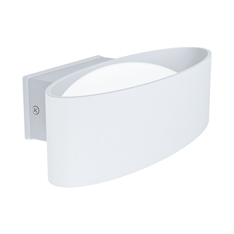 Lámpara exterior blanco de aluminio, Kawita, 10W, 3000K LED, IP44 Lámpara exterior blanco de aluminio, Kawita, 10W, 3000K LED, IP44