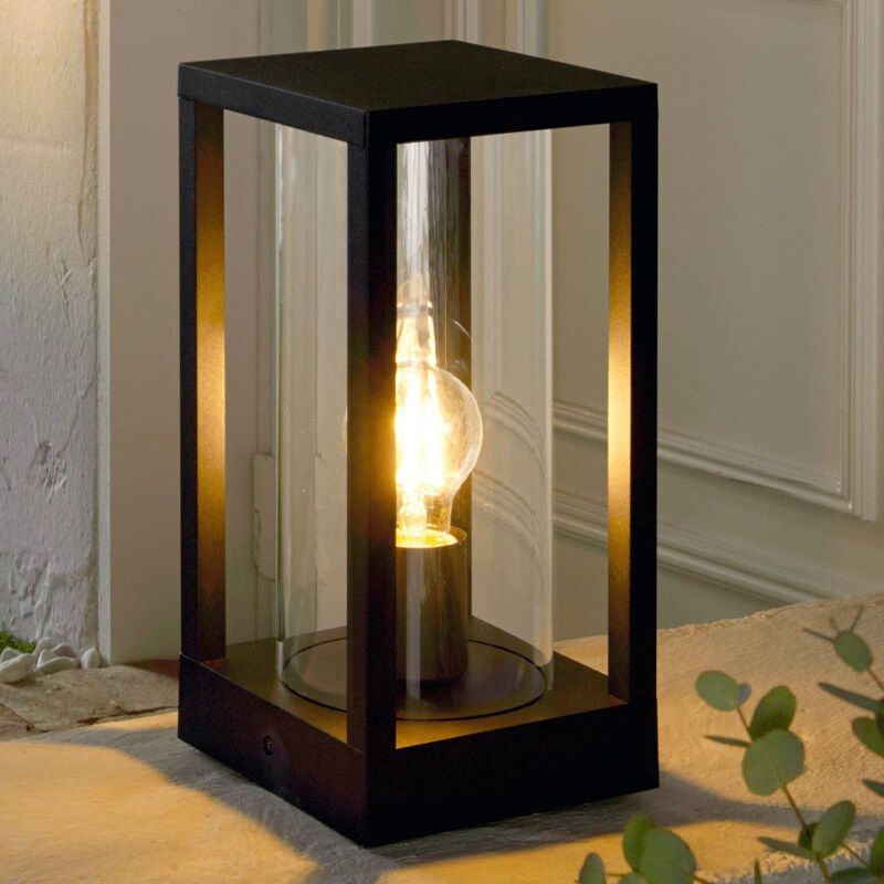 Lámpara exterior negra de aluminio, Laszlo, IP54 Lámpara exterior negra de aluminio, Laszlo, IP54