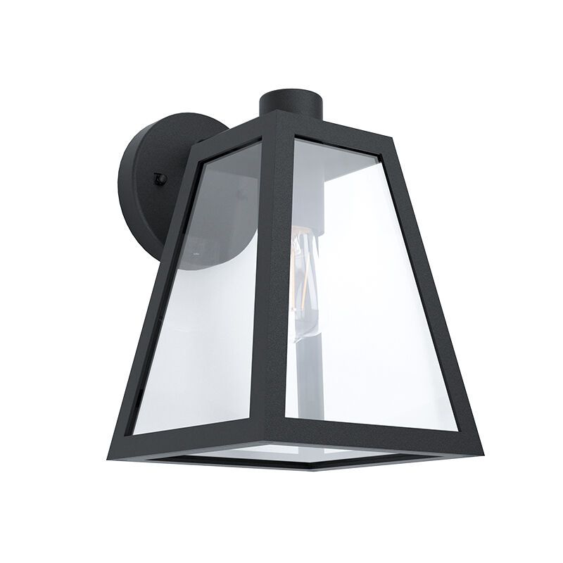 Lámpara exterior negro de aluminio, Laurens, IP44 Lámpara exterior negro de aluminio, Laurens, IP44