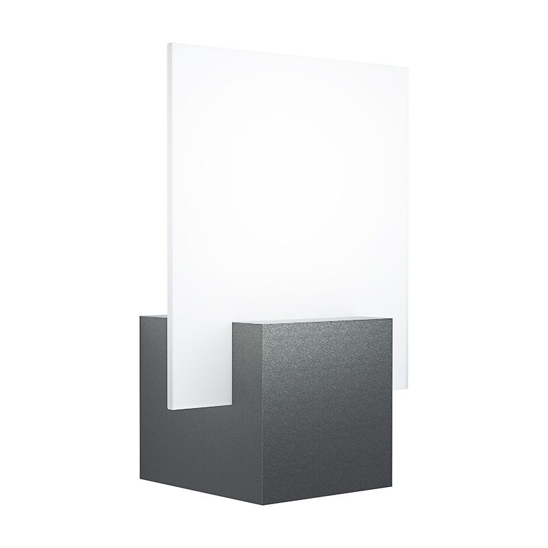 Lámpara exterior negro de aluminio, Lilith, 6W, 3000K LED, IP44 Lámpara exterior negro de aluminio, Lilith, 6W, 3000K LED, IP44