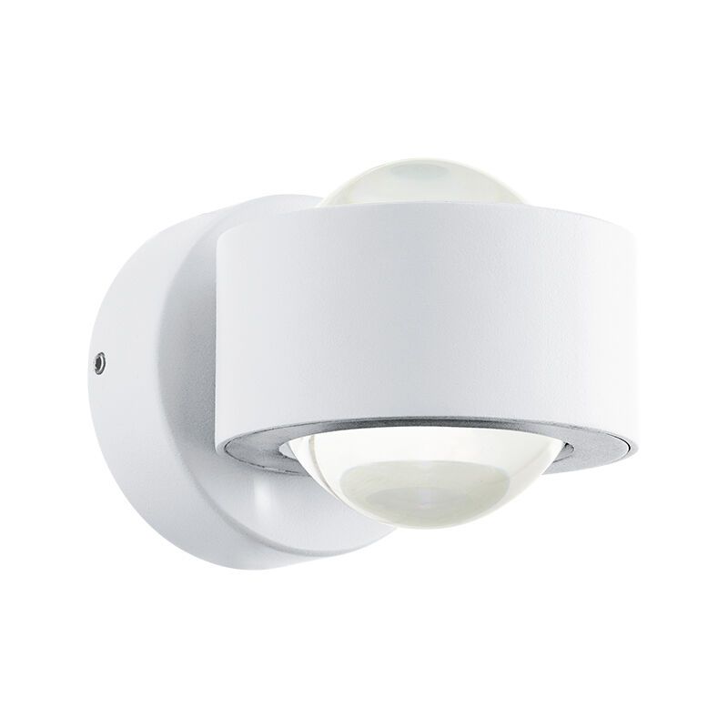Lámpara exterior blanca de aluminio, Lyn, 2W, 3000K LED, IP44