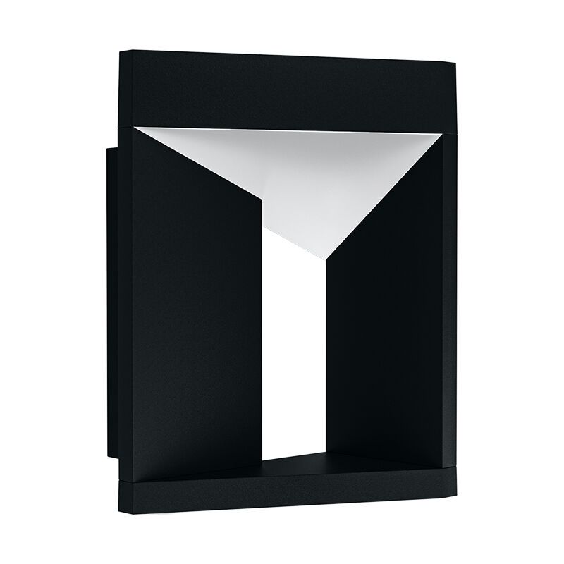 Lámpara exterior negro de aluminio, Lyke, 10W, 3000K LED, IP54
