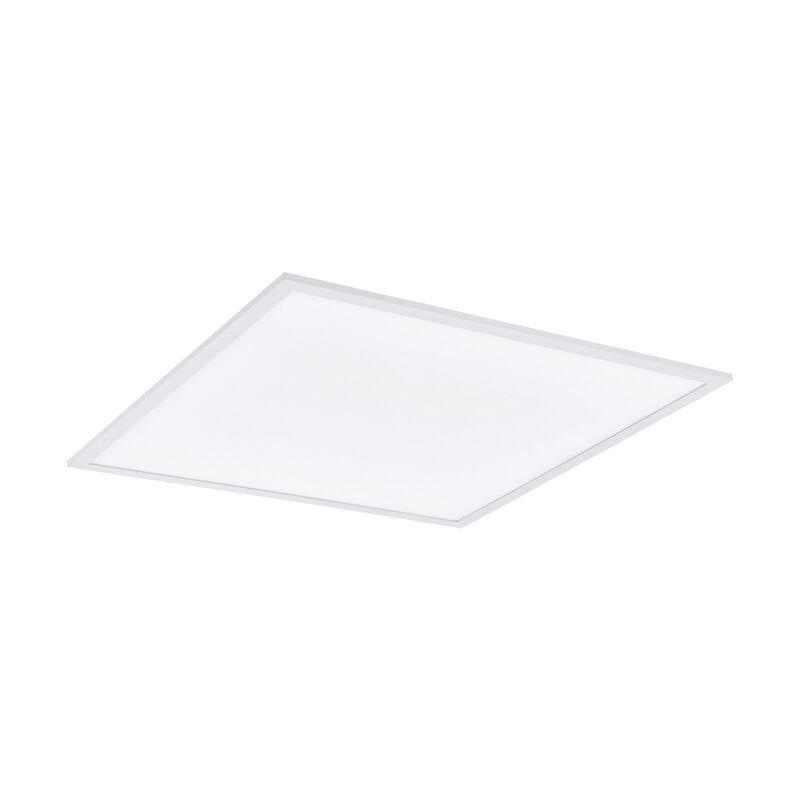 Plafón de techo blanco de aluminio, Cathy, 32W, color de luz ajustable LED