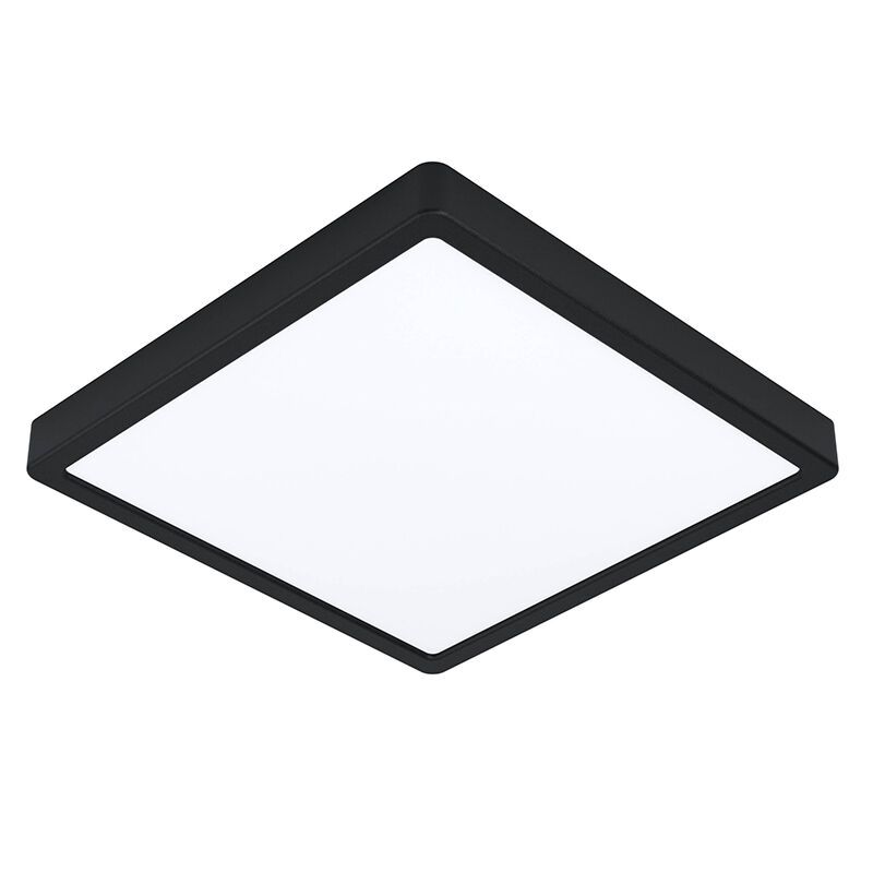 Lámpara de techo inteligente blanca de plástico, Geraldo, 19,5W, ajustable entre luz blanco cálido y frío LED, IP44