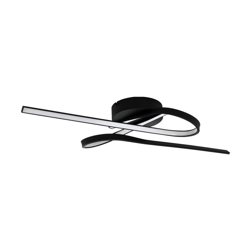 Plafón de techo negro de aluminio, Tinus, 21W, 3000K LED Plafón de techo negro de aluminio, Tinus, 21W, 3000K LED