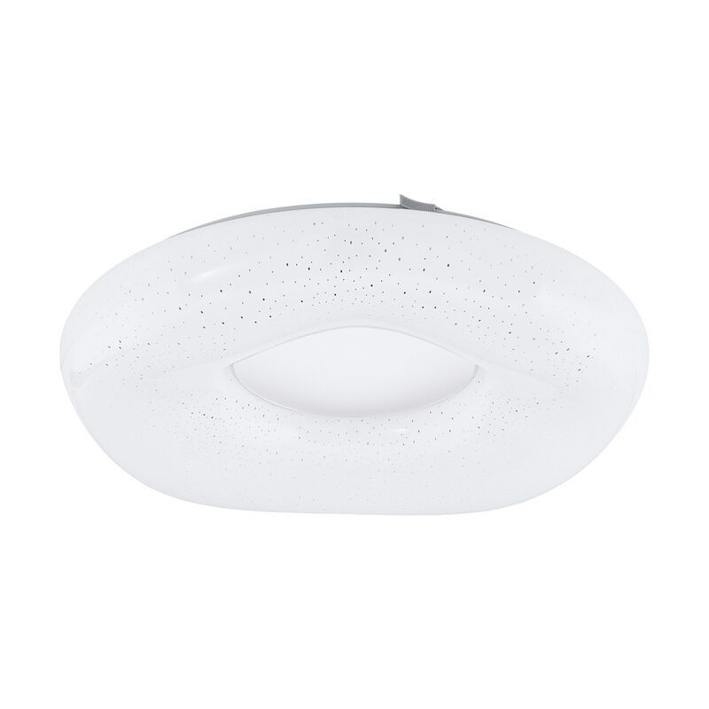 Plafón de techo blanco de acero, Ziya, 18W, color de luz ajustable LED Plafón de techo blanco de acero, Ziya, 18W, color de luz ajustable LED