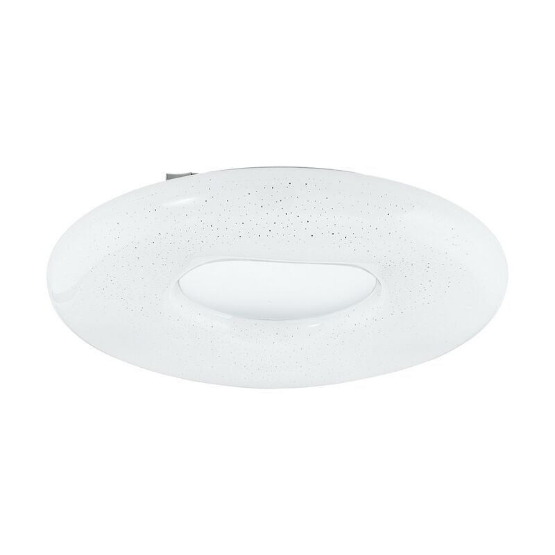 Plafón de techo blanco de acero, Ziya, 24W, color de luz ajustable LED