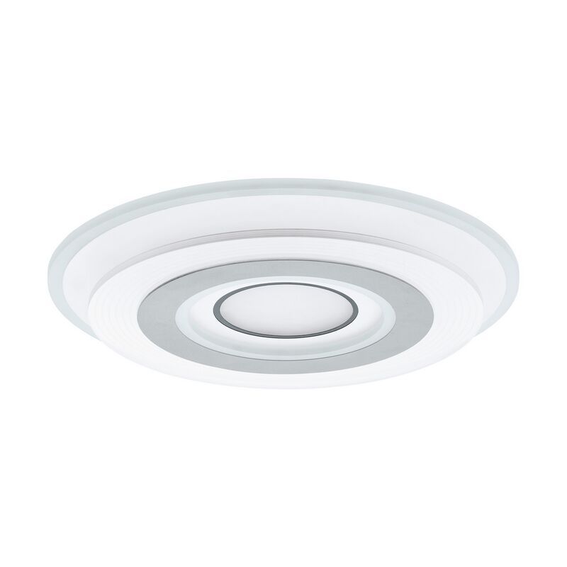 Plafón de techo blanco de plástico, Sim, 16W, color de luz ajustable LED Plafón de techo blanco de plástico, Sim, 16W, color de luz ajustable LED